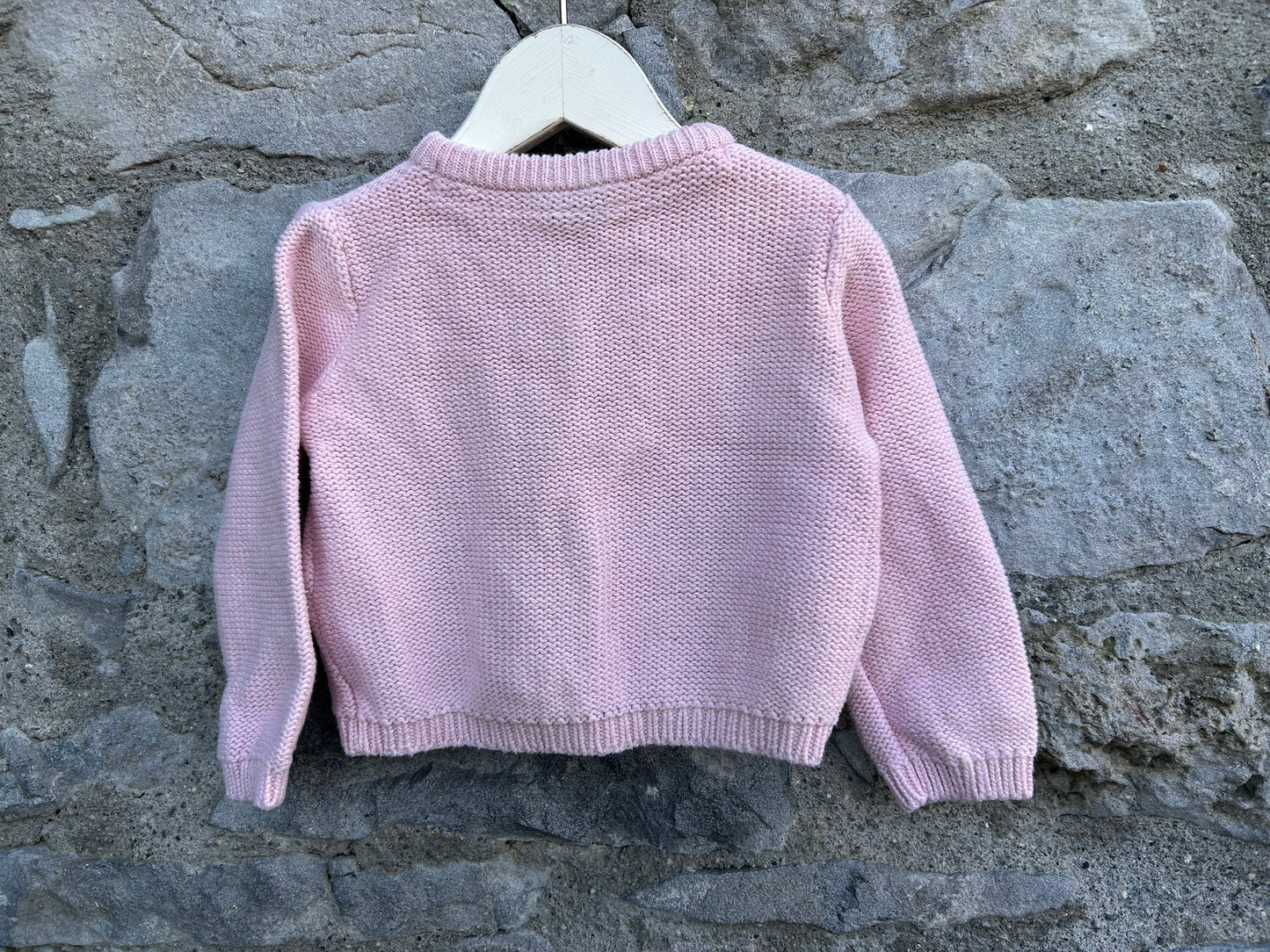 Cherry pink cardigan  9-12m (74-80cm)