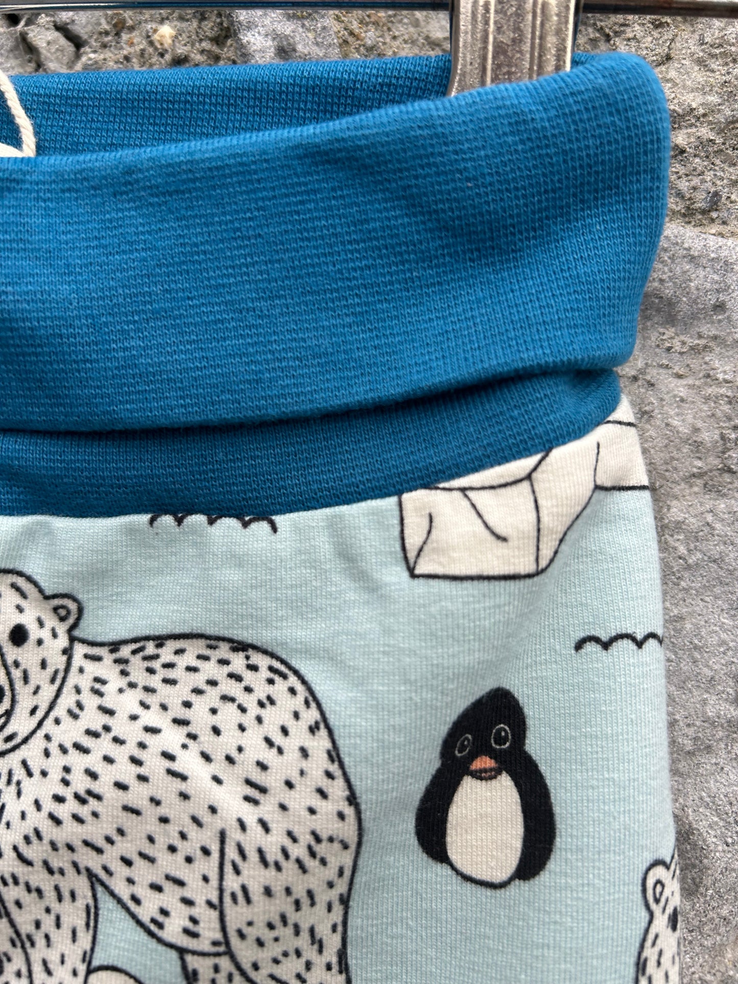 Arctic animals rib pants  3-6m (62-68cm)
