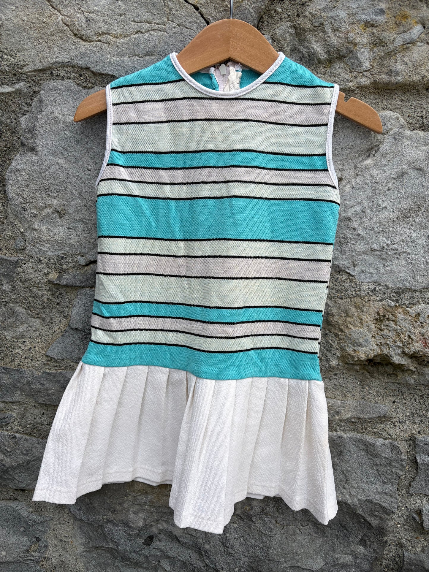 80s stripy tennis dress 4y (104cm)