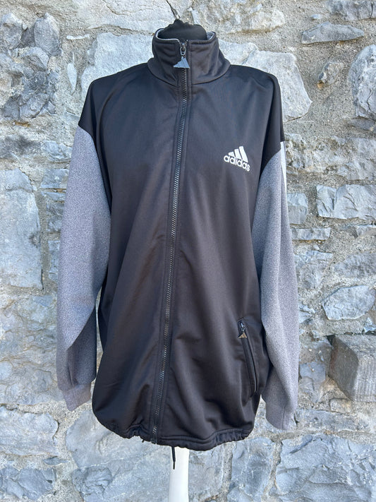 Y2K Black&grey sport jacket Large