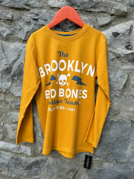 Brooklyn mustard top   7-8y (122-128cm)