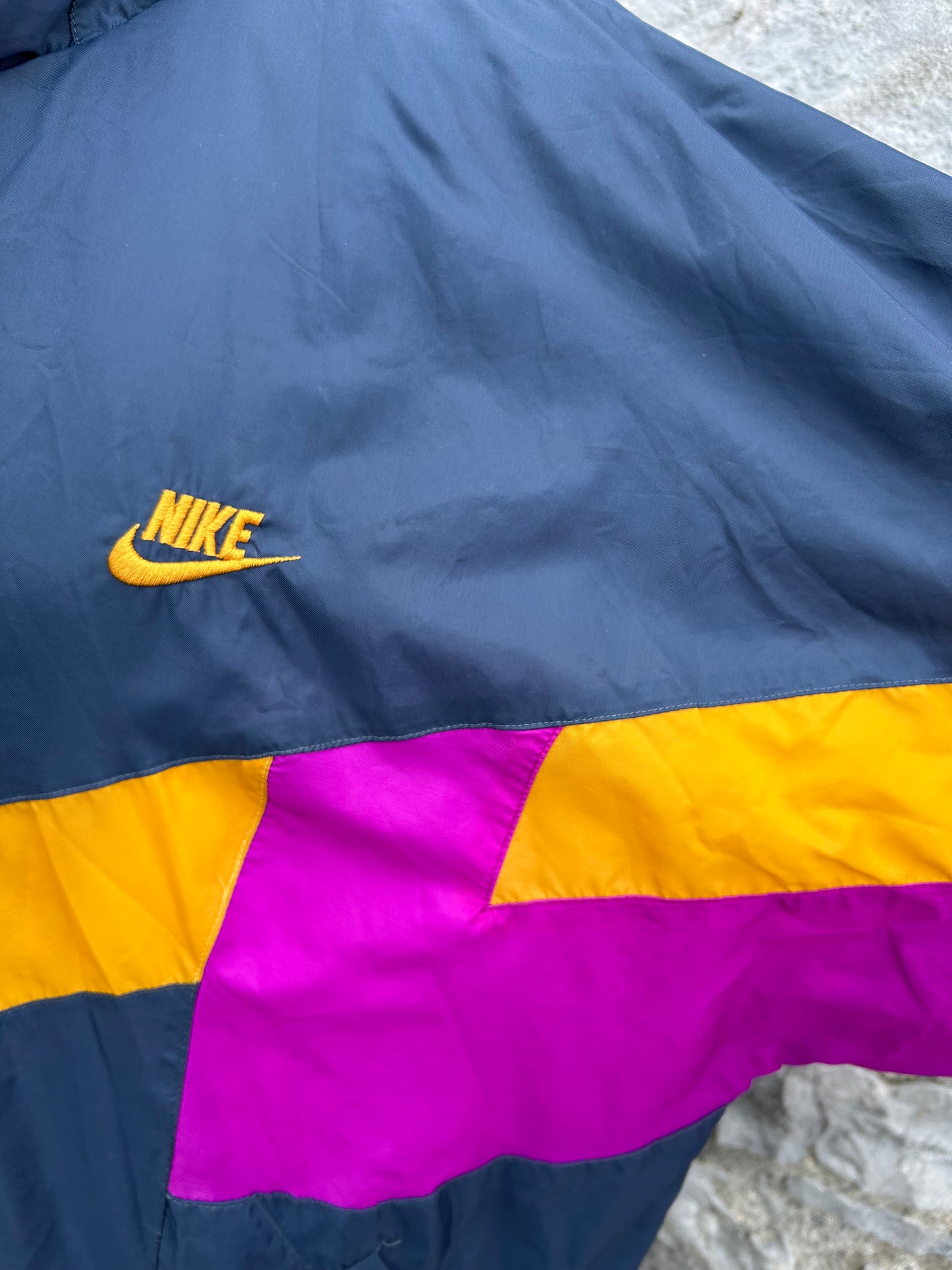 90s Nike petrol sport jacket Large