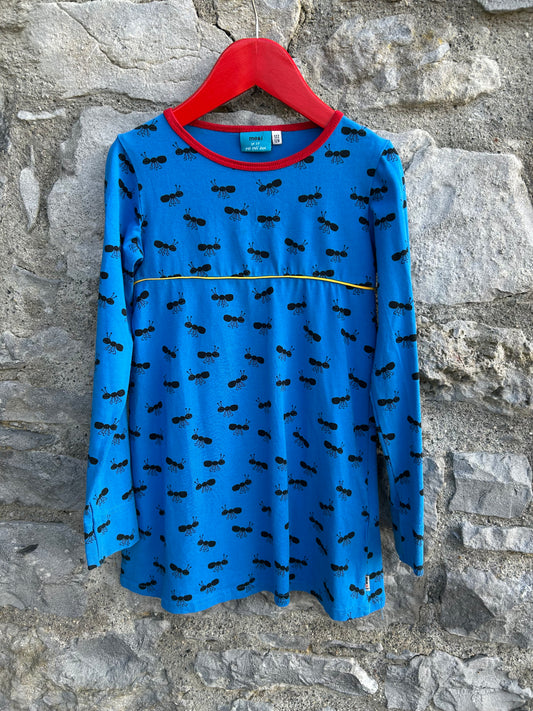 Ants blue tunic  7-8y (122-128cm)