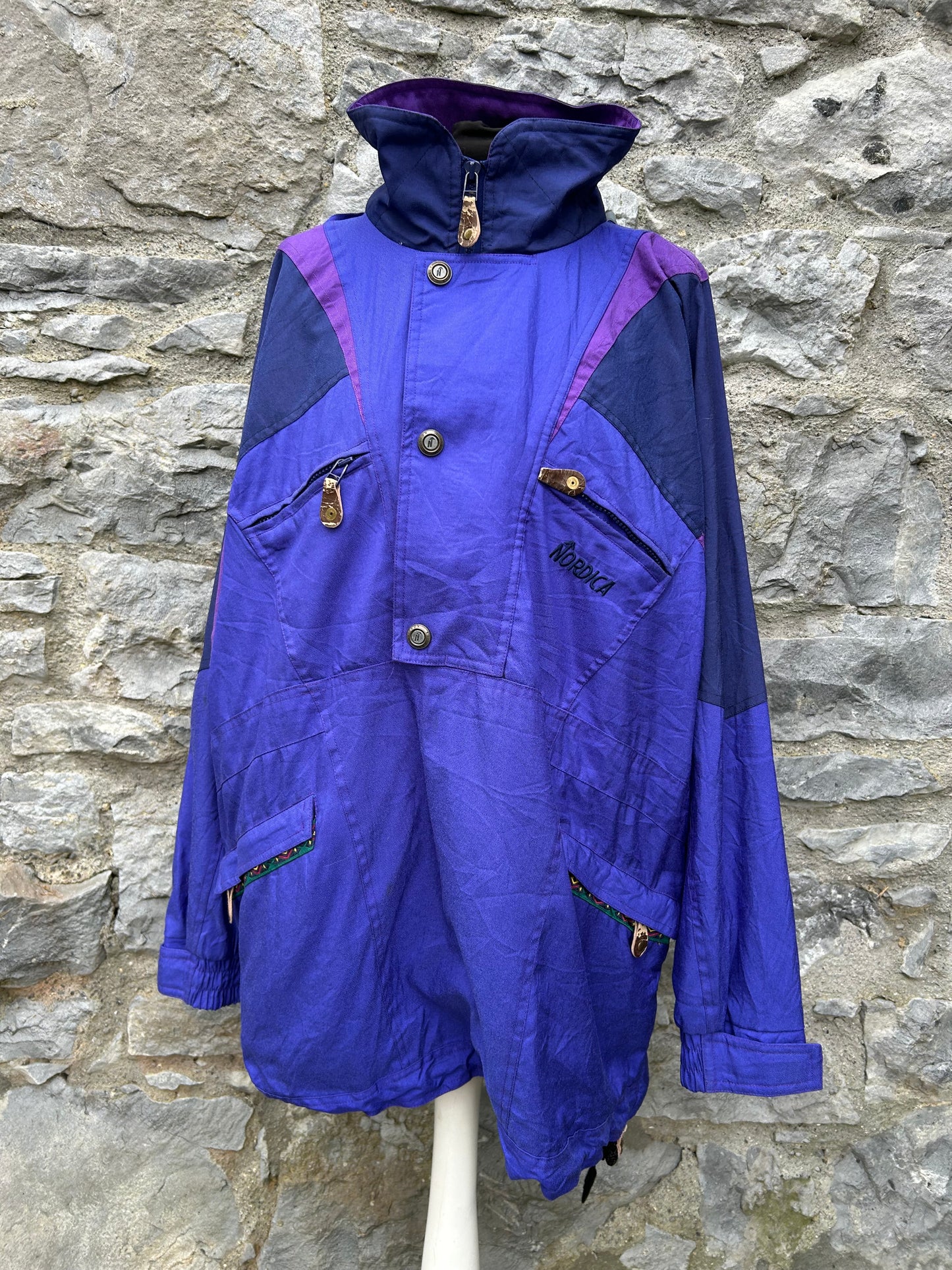 90s purple jacket Large