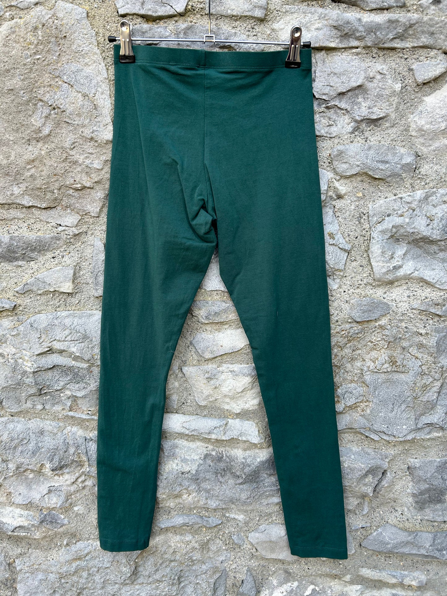 Green leggings 11y (146cm)