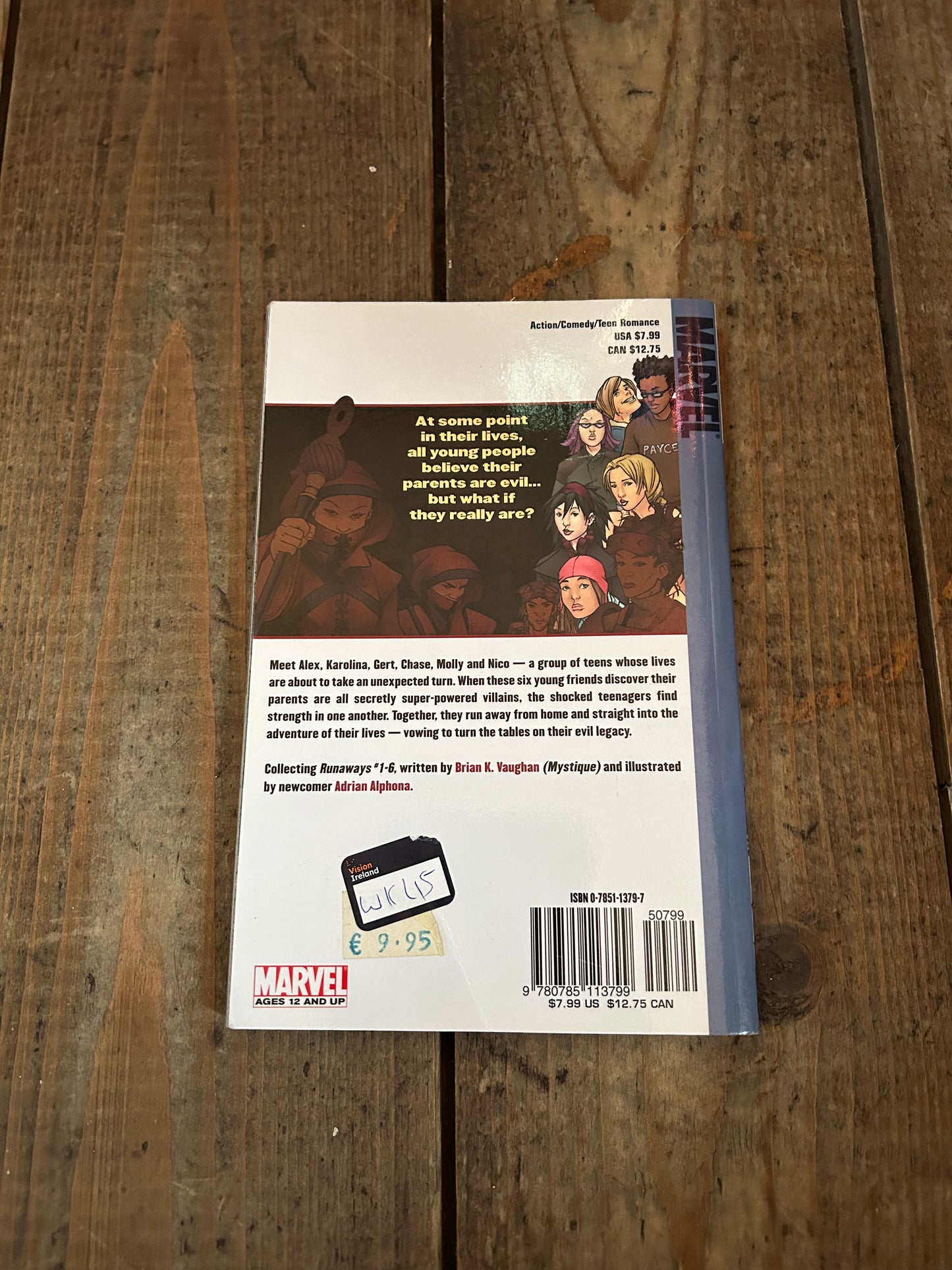 Runaway volume 1  marvel