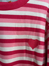 Load image into Gallery viewer, Strawberry Ice Stripes  top  10y (140cm)
