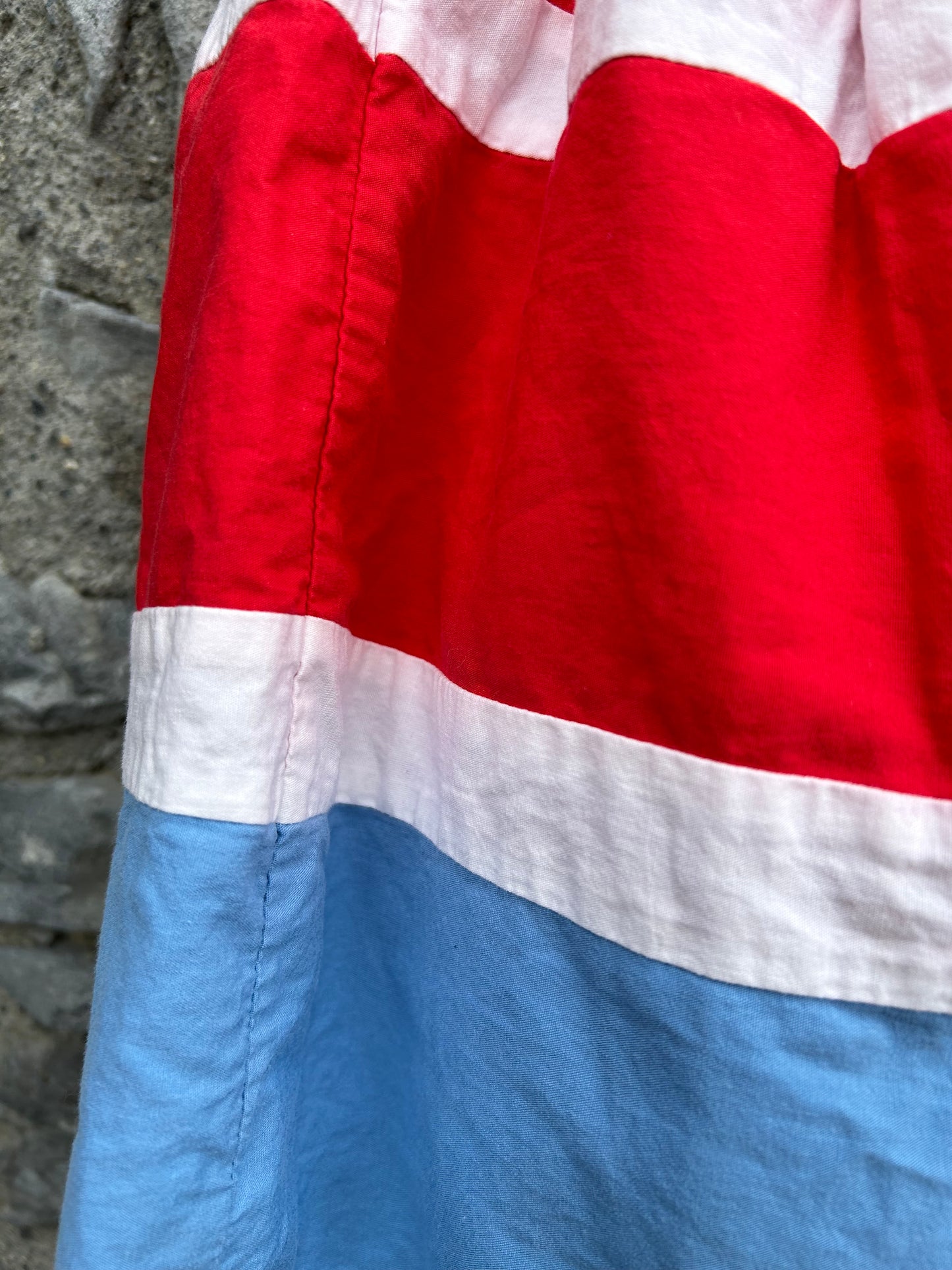 Red&blue skirt 8y (128cm)