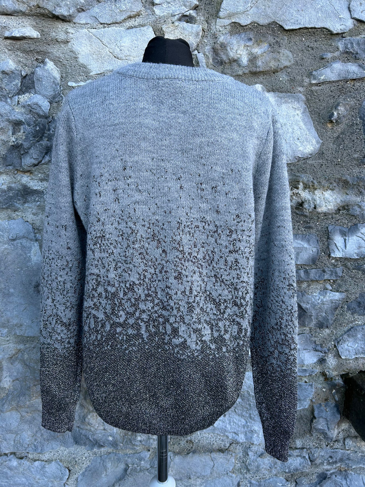 Grey&silver jumper uk 12-14