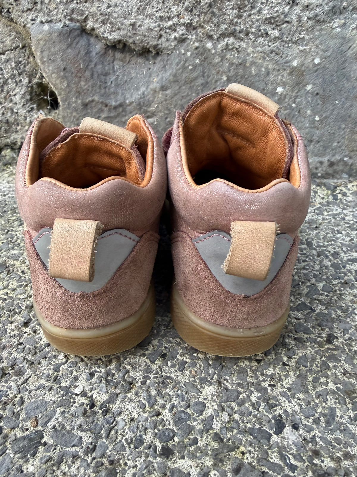 Dusty pink high ankle boots  uk 8.5 (eu 26)