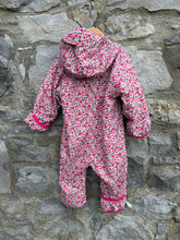 Load image into Gallery viewer, Pink floral pram suit  9-12m (74-80cm)
