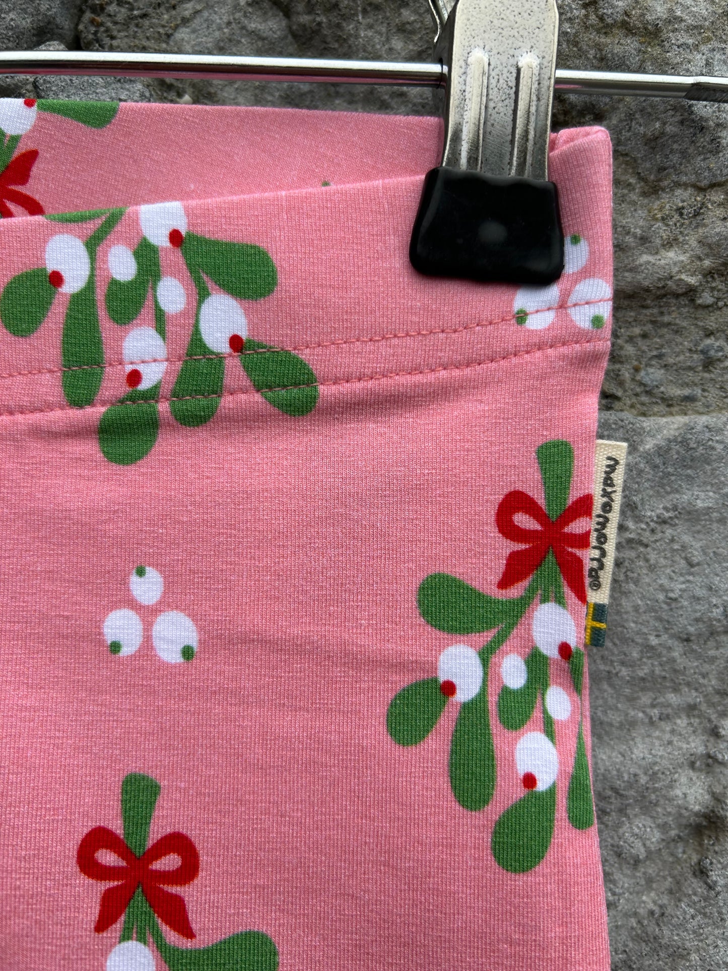 Mistletoe pink leggings  3-4y (98-104cm)
