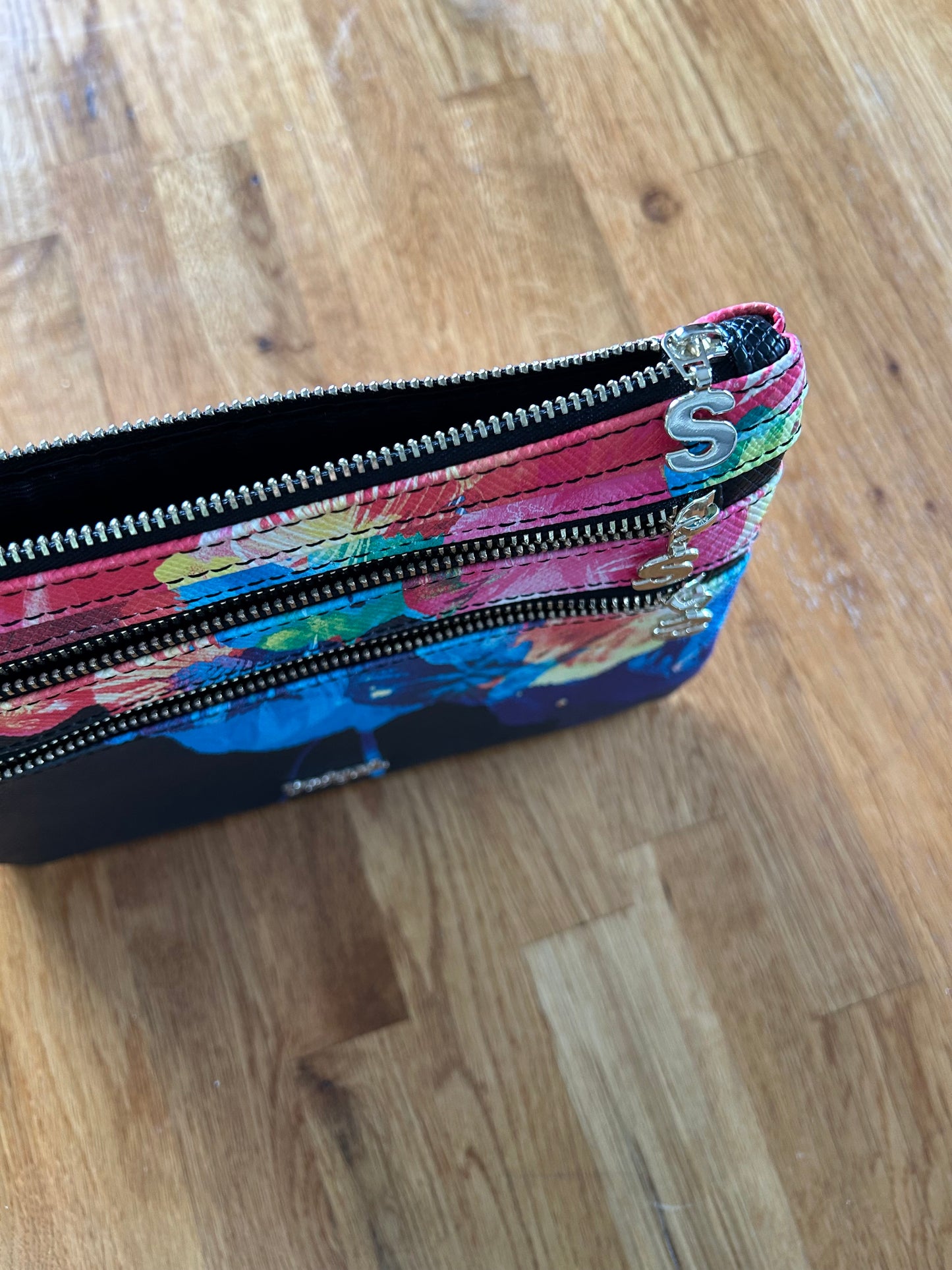 Floral abstract purse