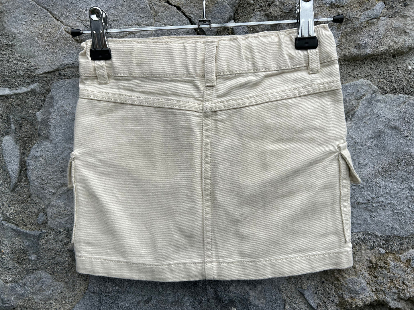 Beige denim skirt  4-5y (104-110cm)