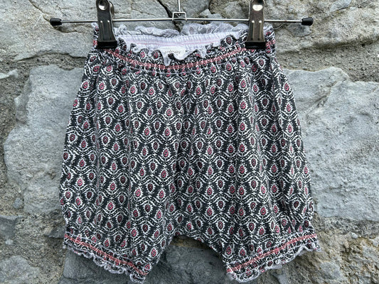 Floral pattern shorts 12-18m (80-86cm)