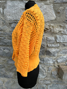 Orange cardigan uk 10-12