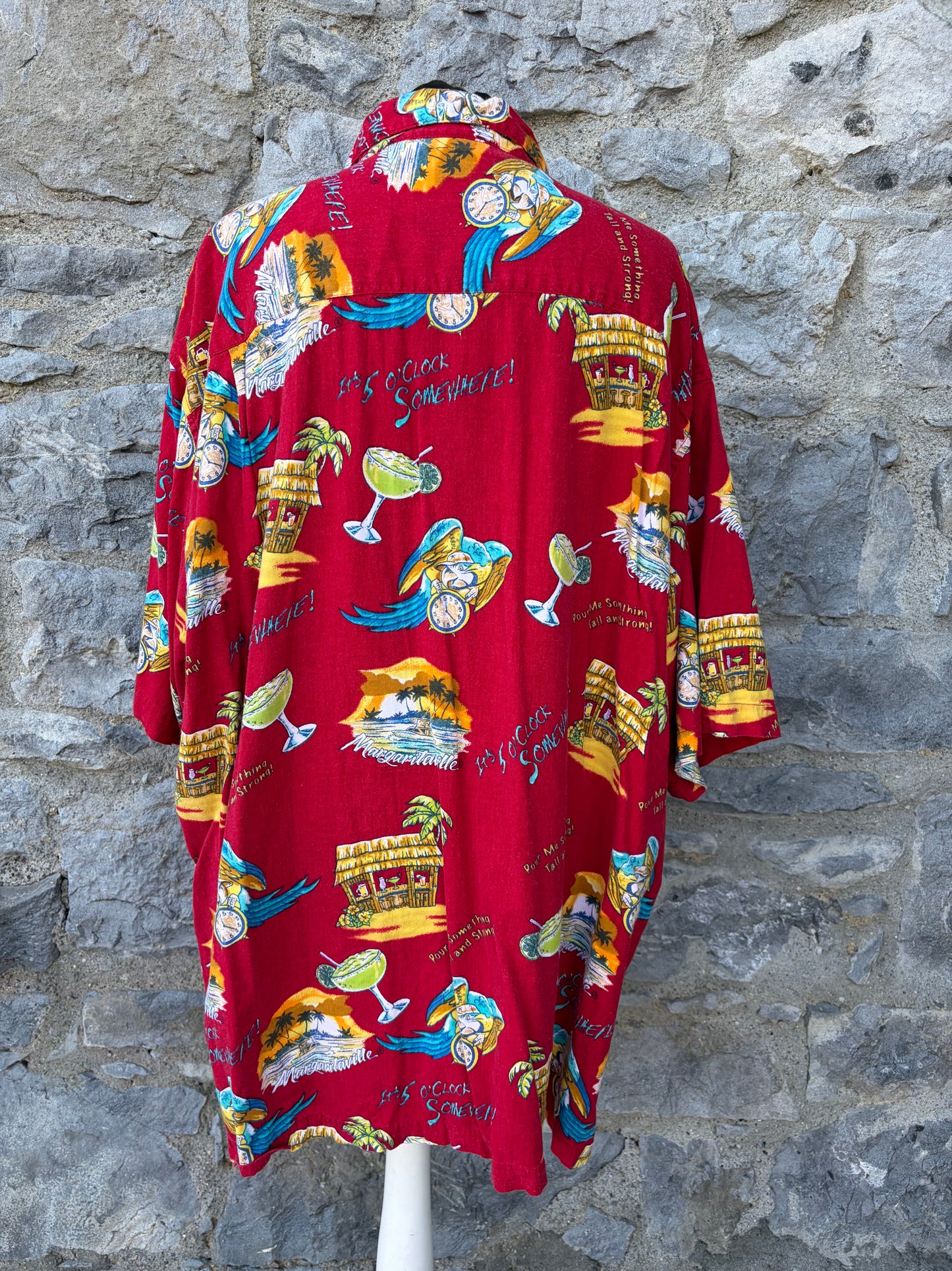 5 o’clock red shirt  XL-XXL