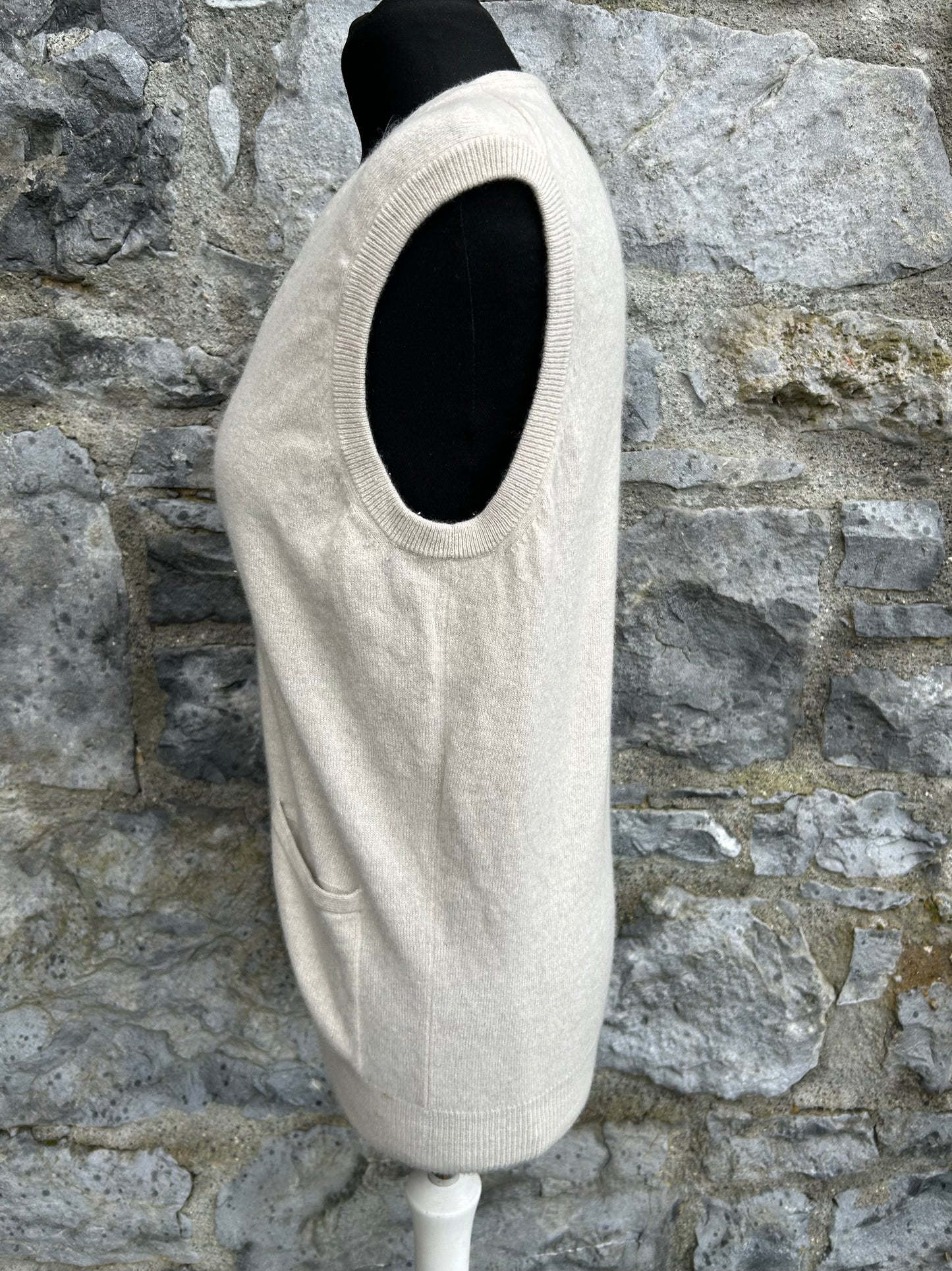 Cashmere cream waistcoat uk 8