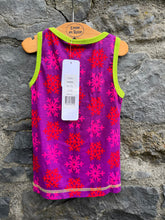 Load image into Gallery viewer, Pink snowflakes tank top  18-24m (86-92cm)
