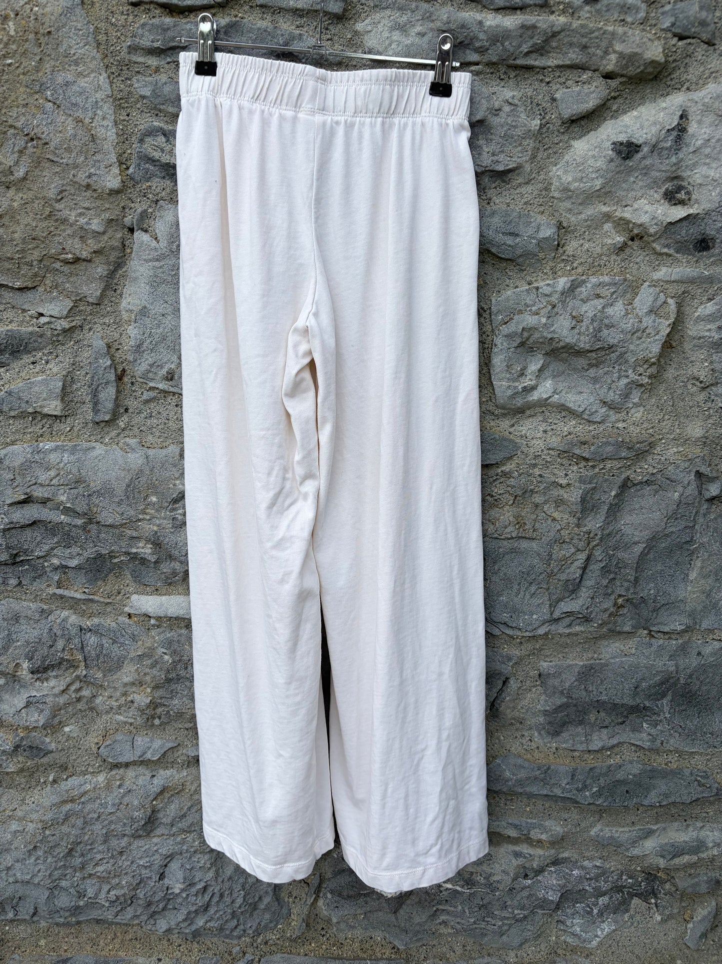 White wide leg pants  13y (158cm)