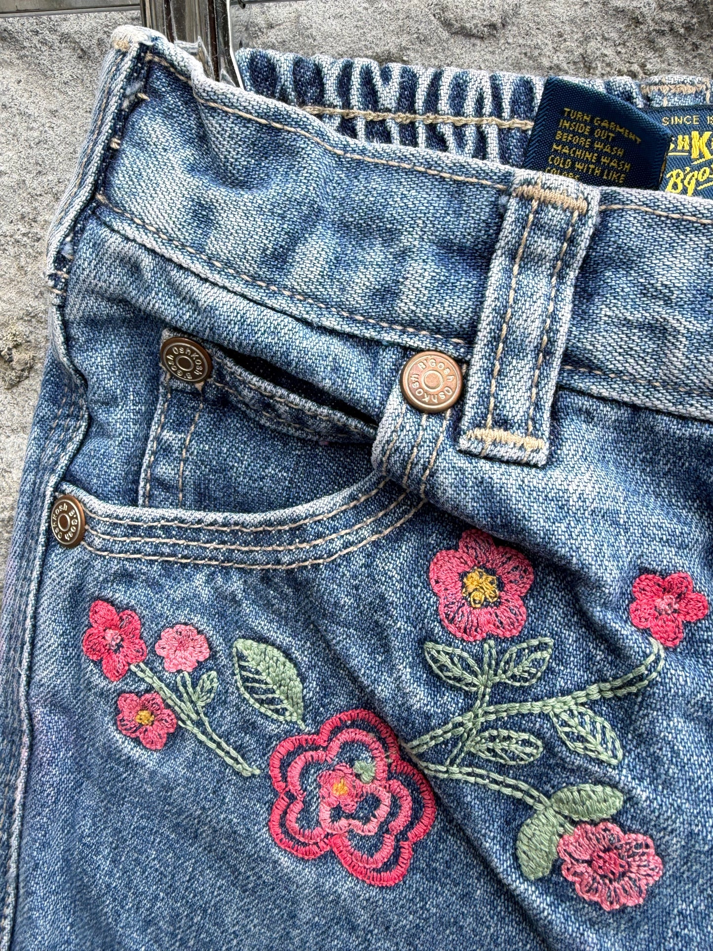 Y2K embroidered flares  18-24m (86-92cm)