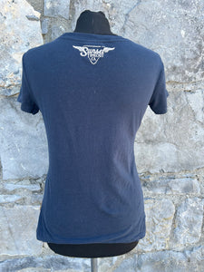 Sunset Motors navy T-shirt uk 8