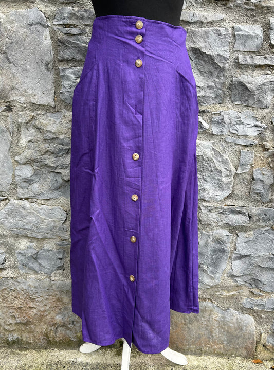 80s purple skirt uk 6-8