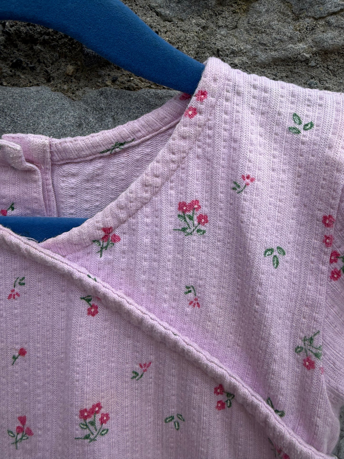 Small flowers pink dress 2-3y (92-98cm)