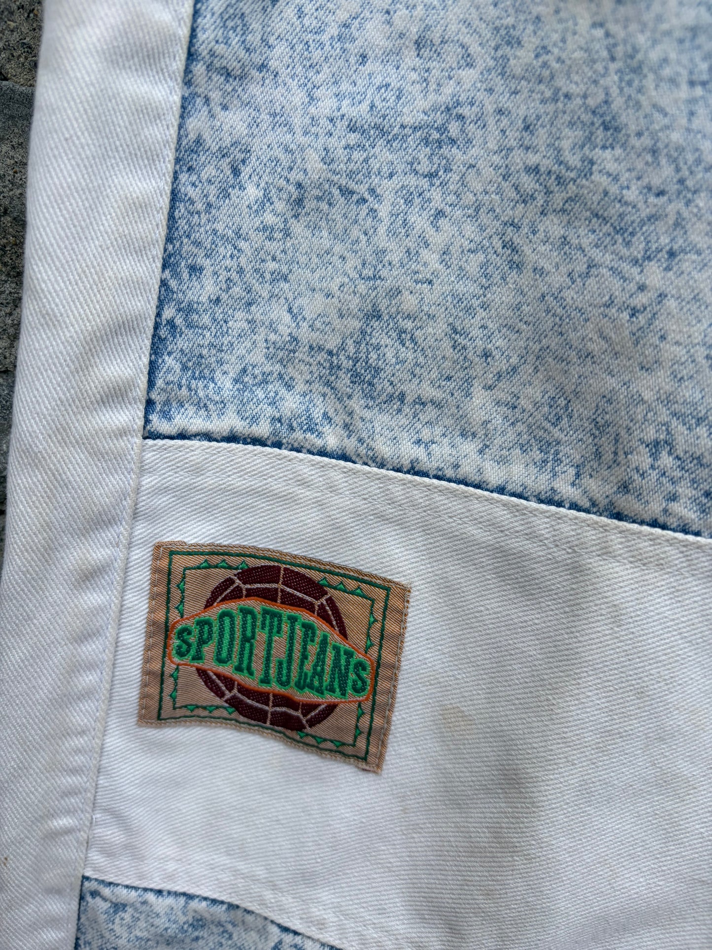 80s acid wash jeans uk 16-18