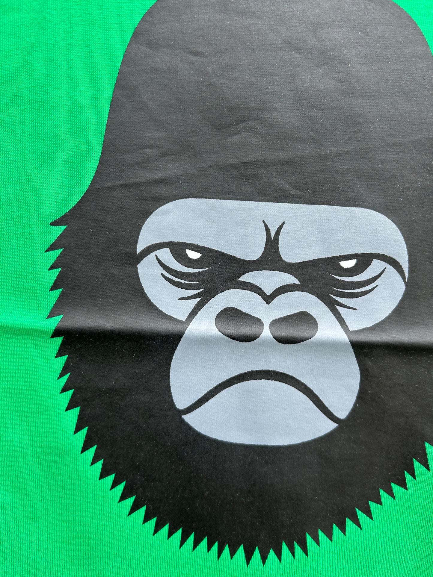 Angry gorilla green T-shirt  2-3y (92-98cm)
