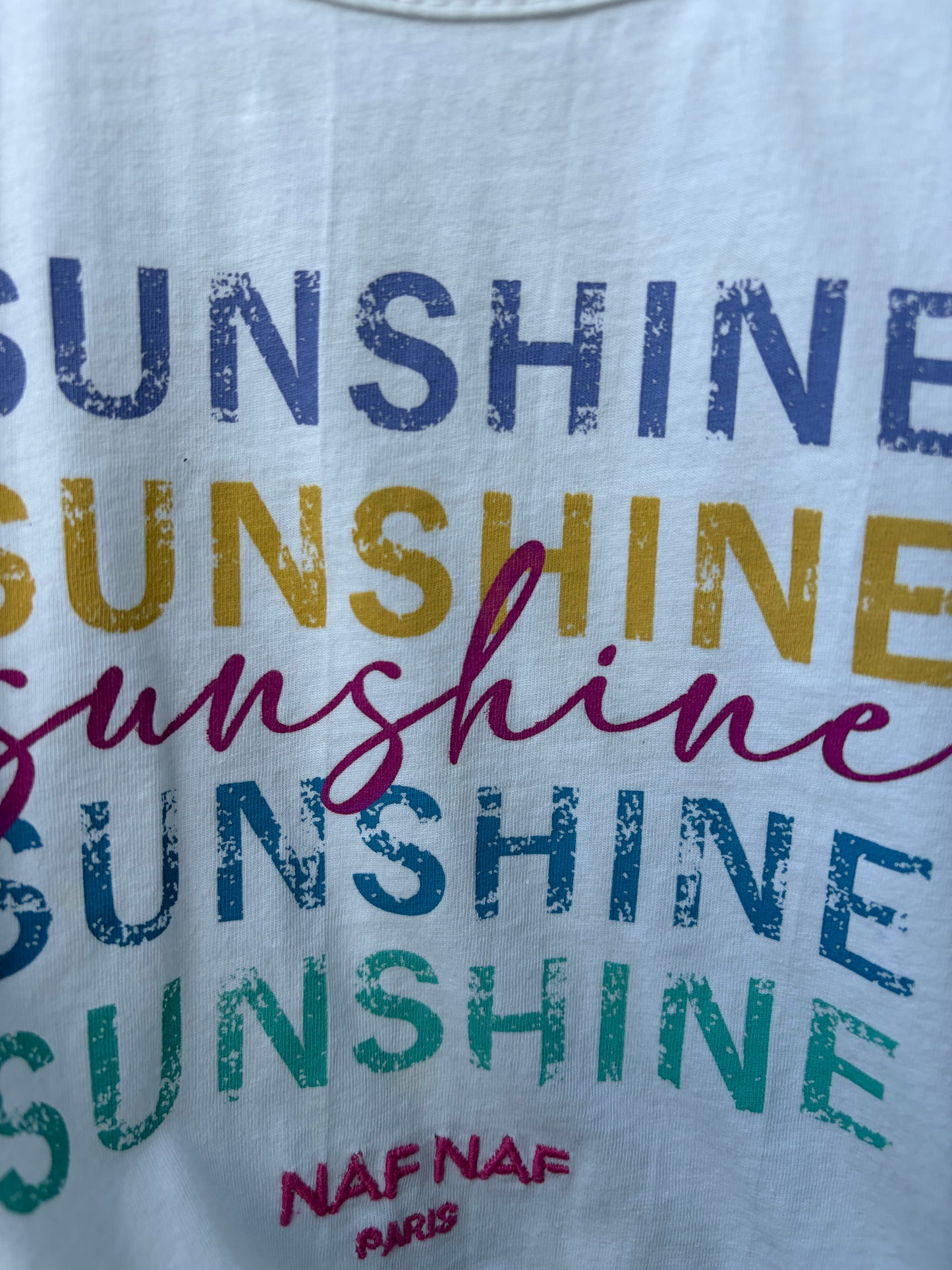 Sunshine white top 11-12y (146-152cm)