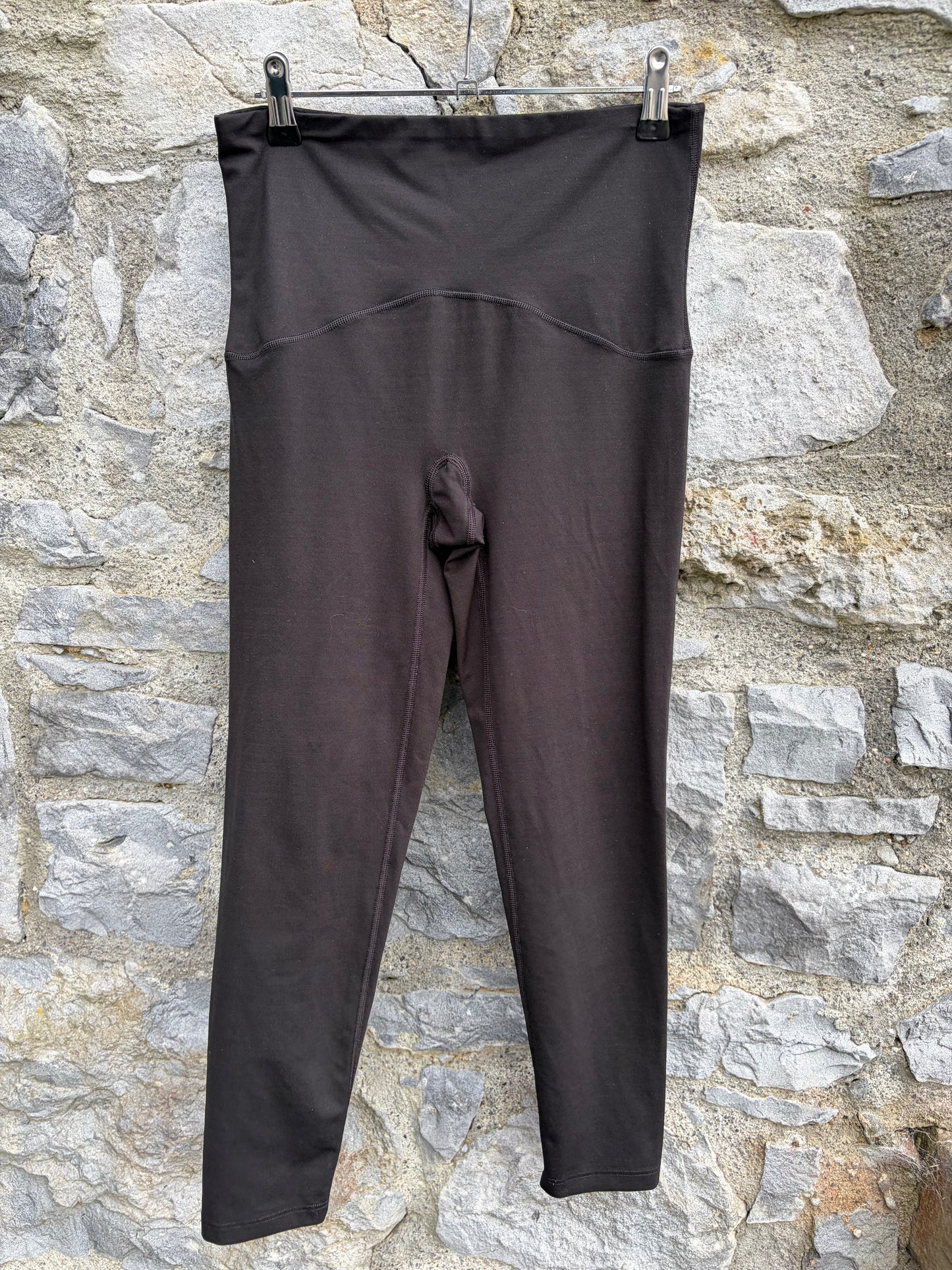 3/4 Black leggings  uk 10-12