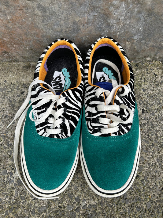 Green zebra trainers  uk 2 (eu 35)
