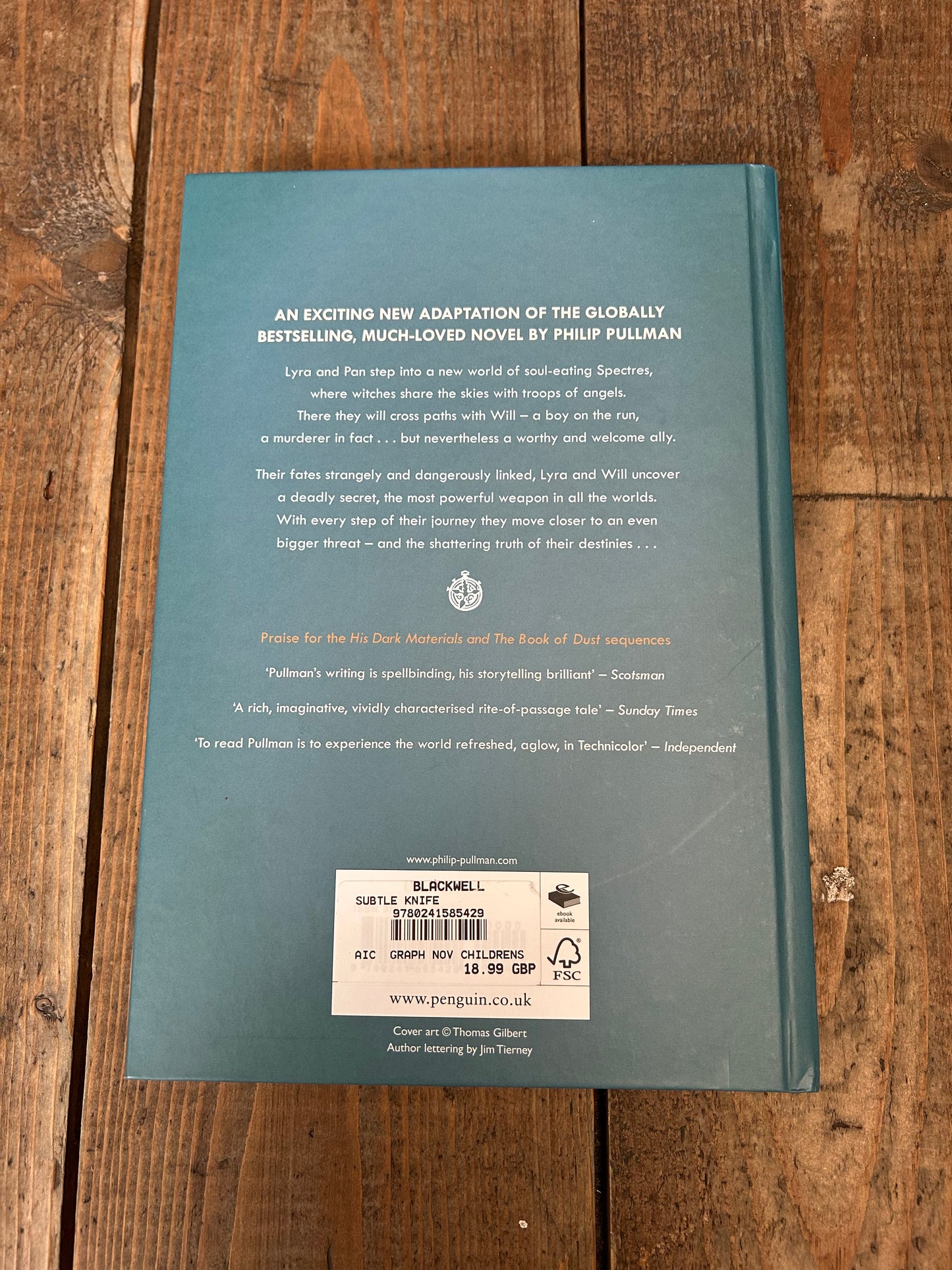 Philip Pullman the subtle knife the graphic novel