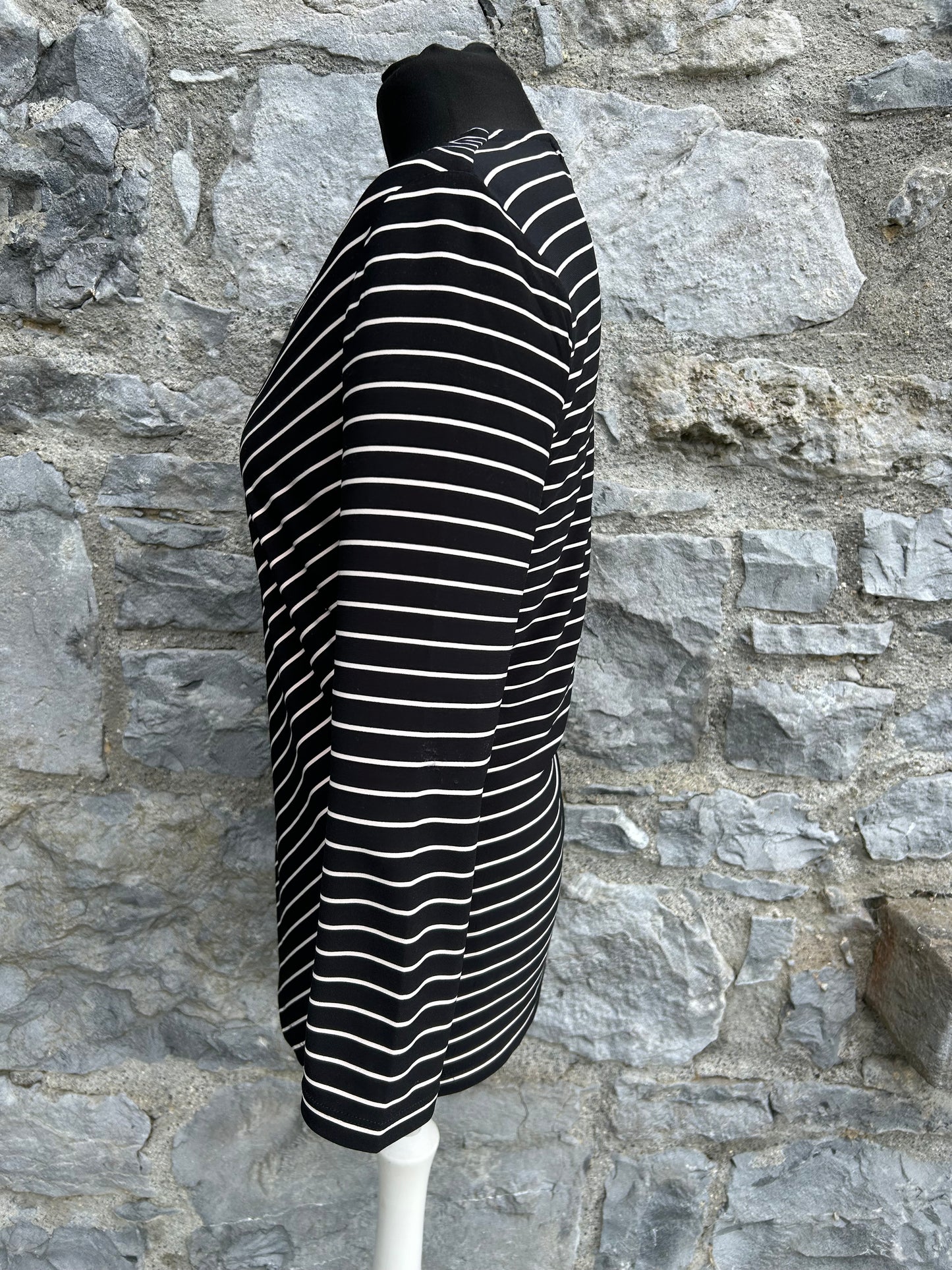 RL Black&white stripy top uk 10-12