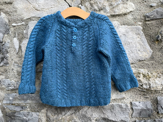 Blue jumper  18-24m (86-92cm)