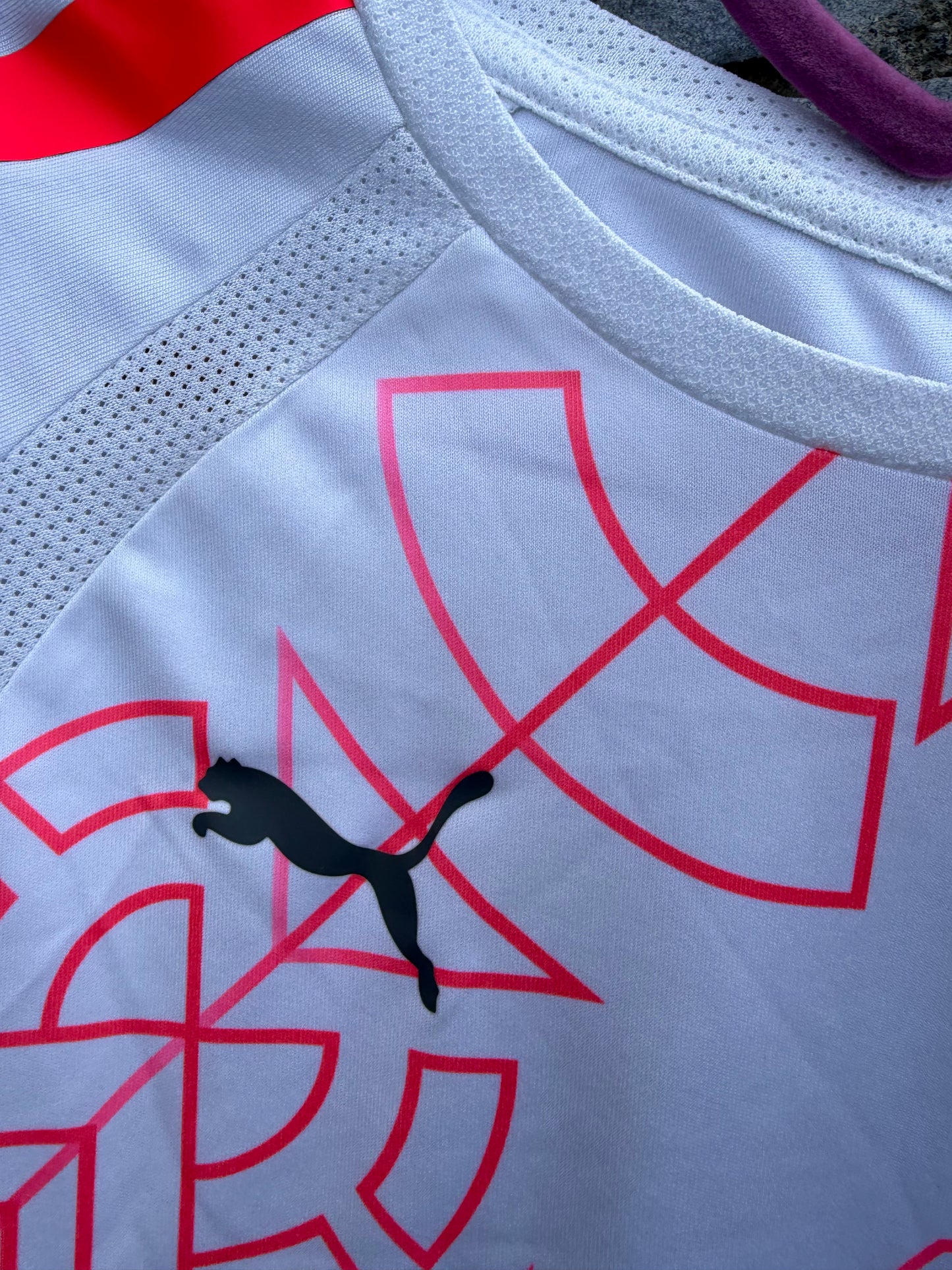 White team LIGA Graphic Jersey 9-10y (134-140cm)
