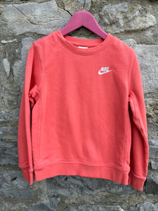 Coral sweatshirt   7-8y (122-128cm)