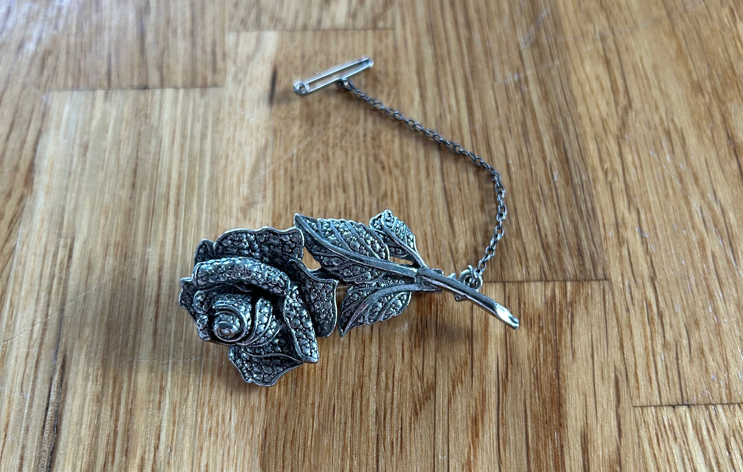 Rose brooch