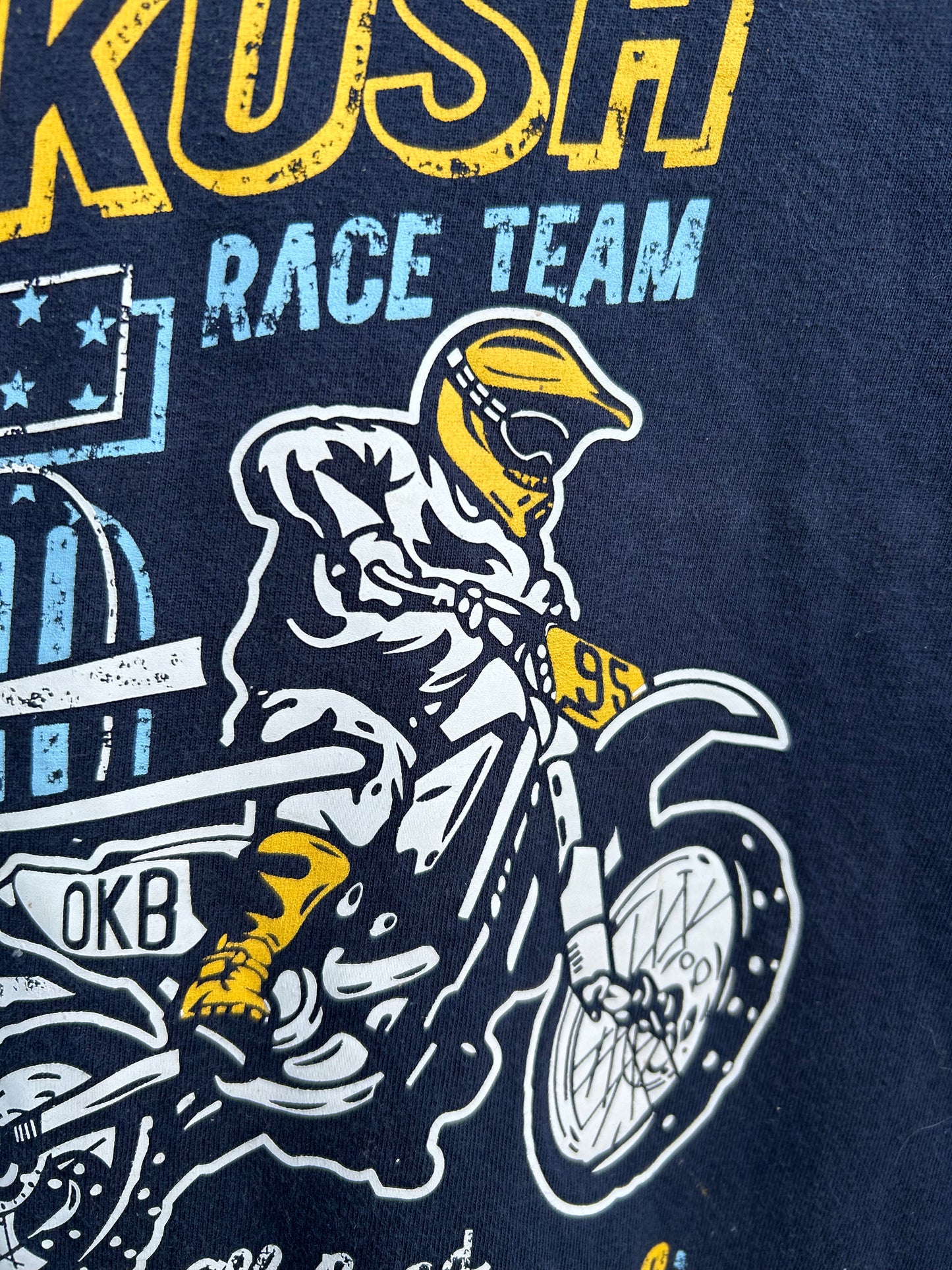 Race team navy top  7y (122cm)