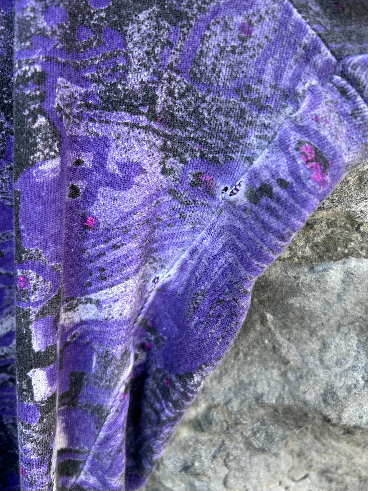 90s abstract Purple pants uk 12-14