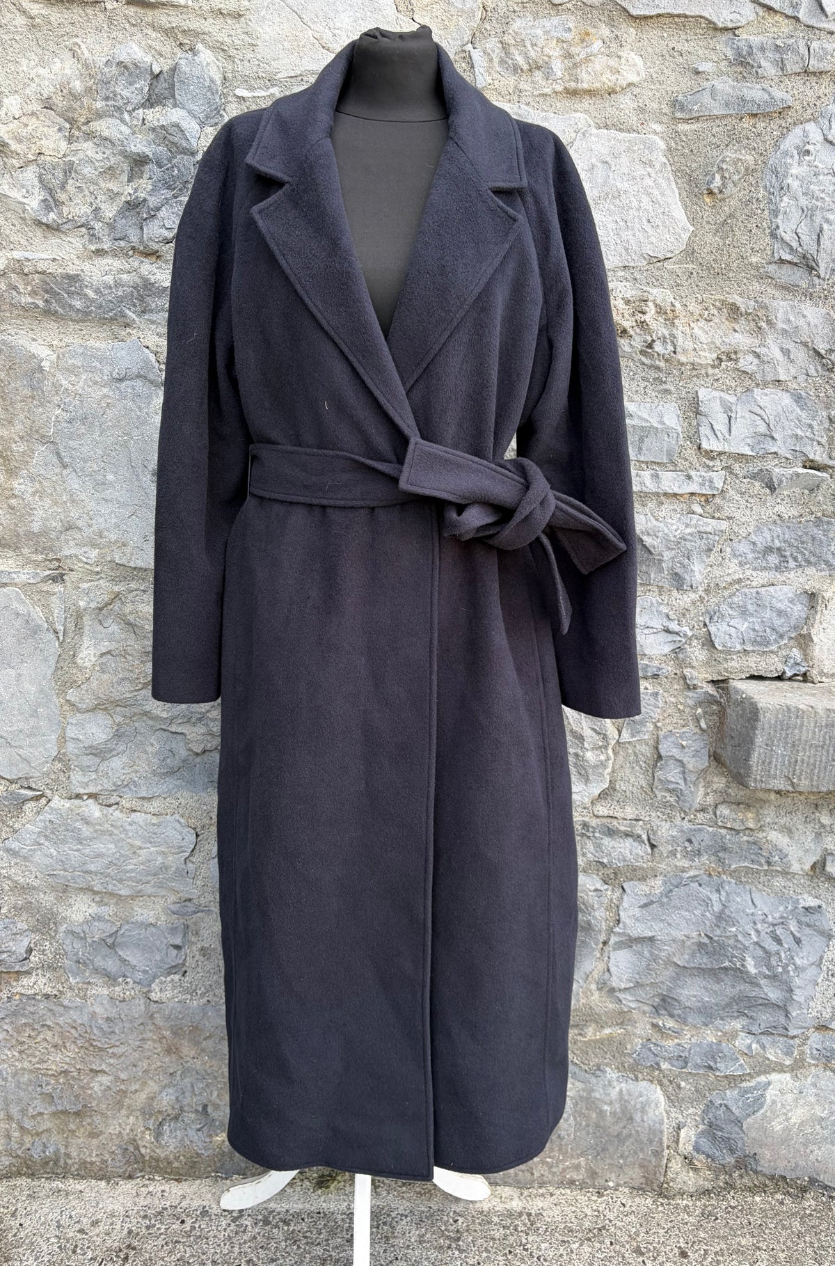 Navy woolly coat uk 16-18