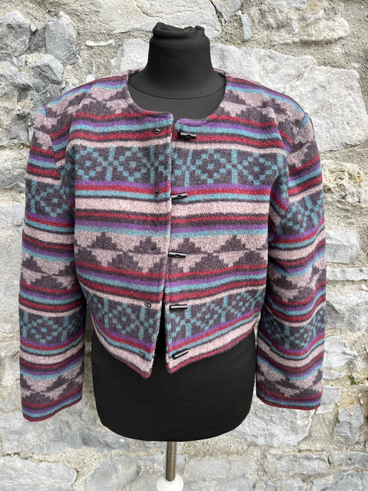 80s fleeces Aztec jacket uk 8-10