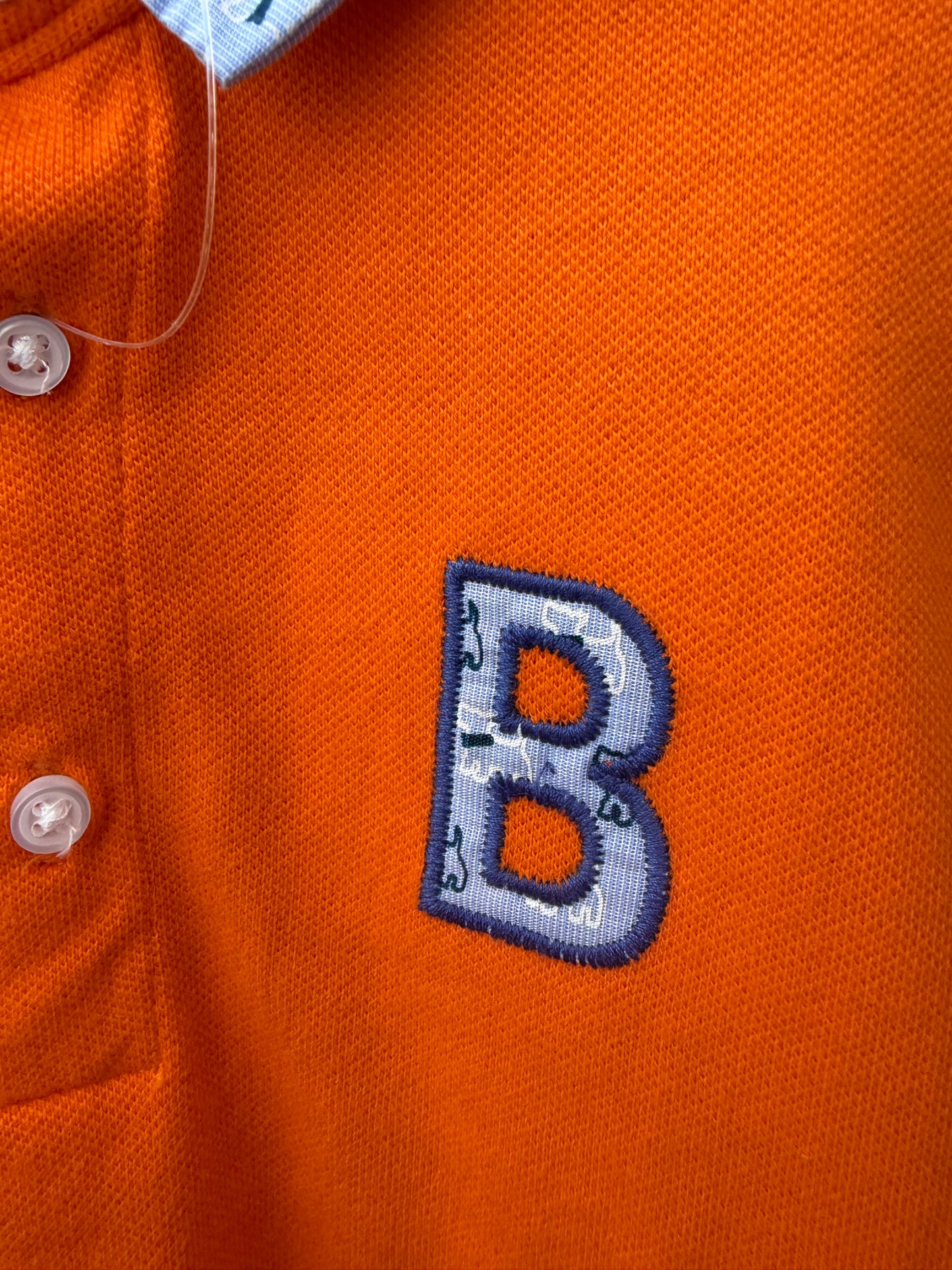 Orange polo top 12-18m (80-86cm)