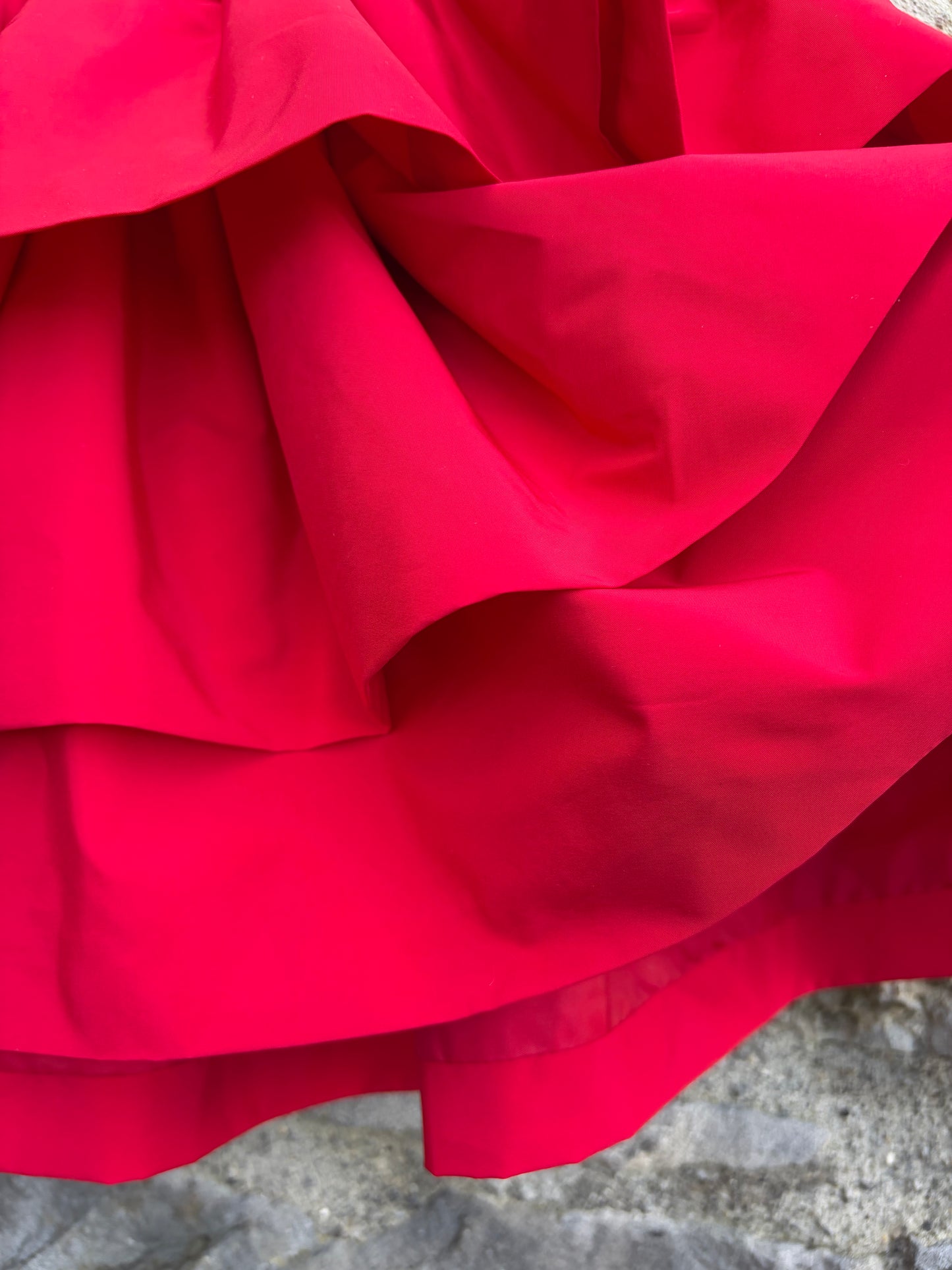 Red tiered skirt  5-6y (110-116cm)