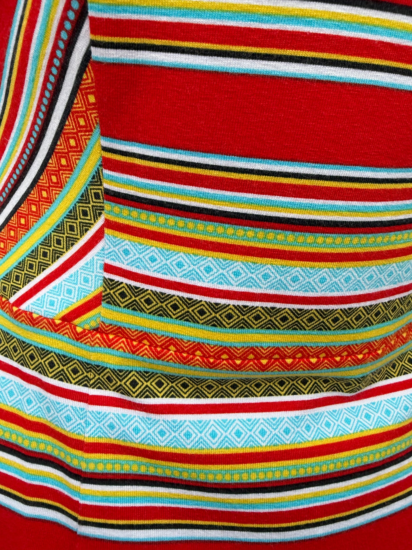 Red stripy dress uk 12