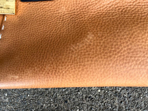 TB Brown leather bag