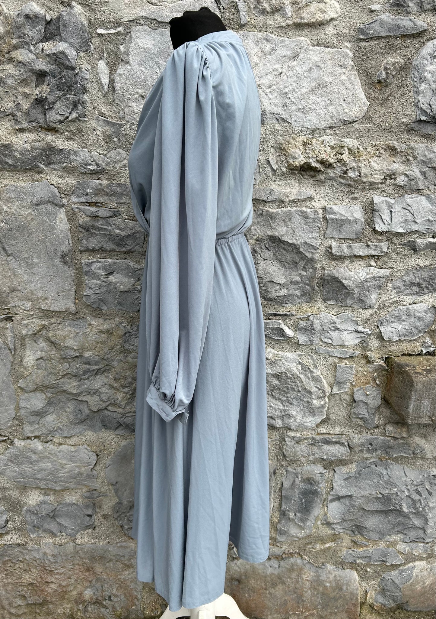 80s grey dress uk 8-10