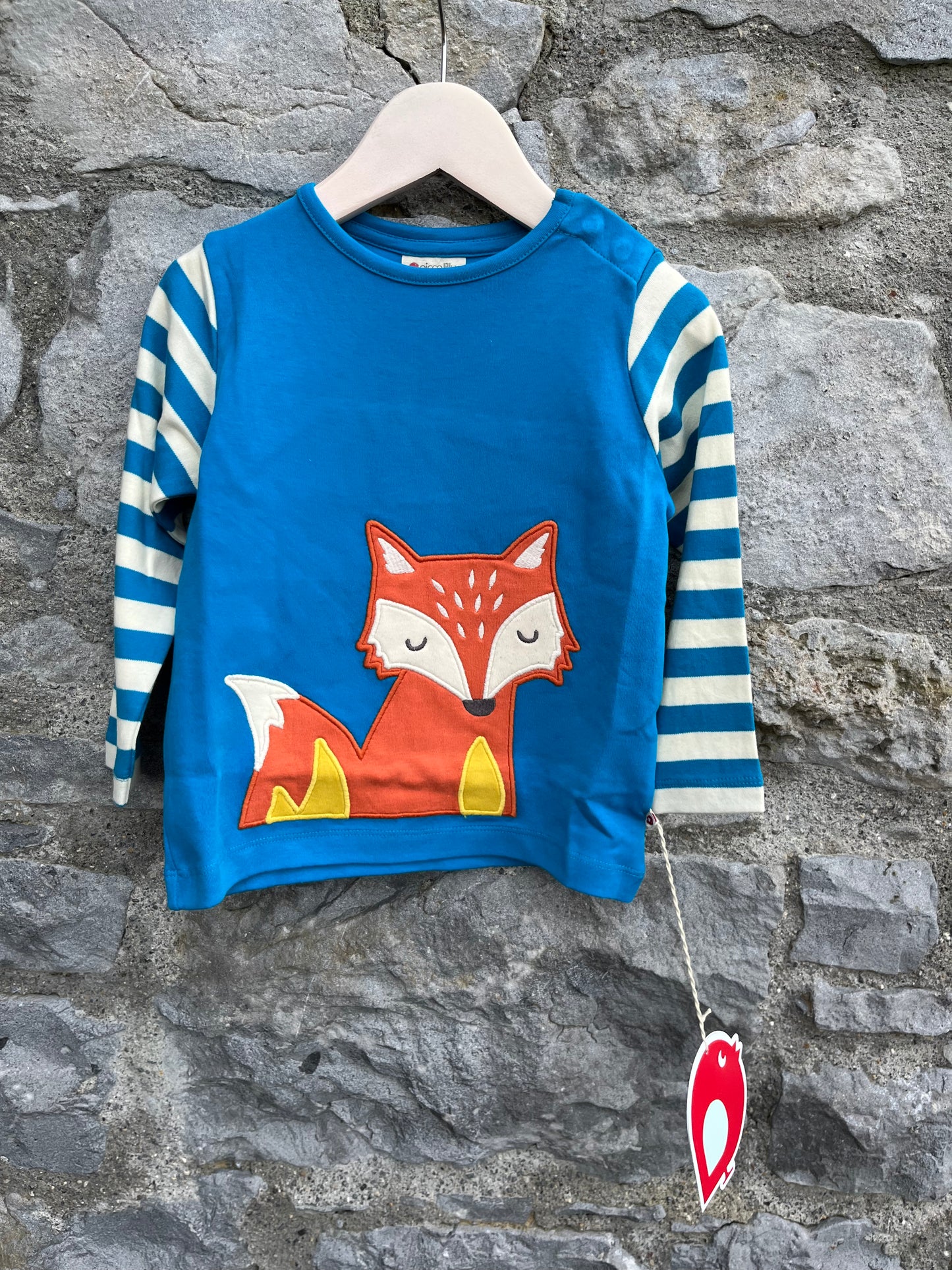 Fox raglan top  18-24m (86-92cm)