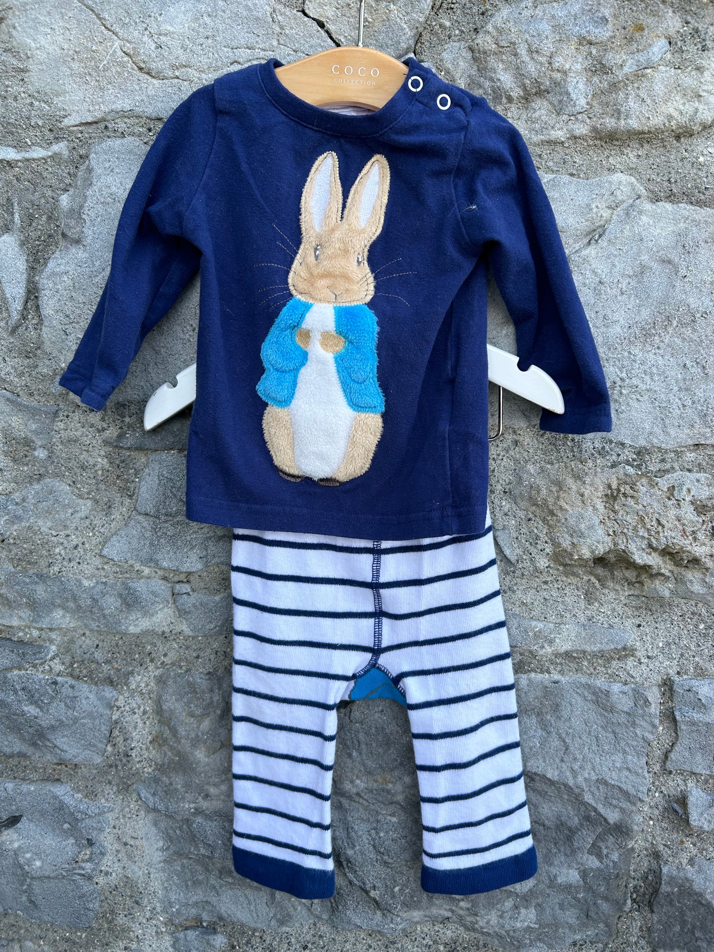 Petter Rabbit top&leggings   0-6m (56-68cm)